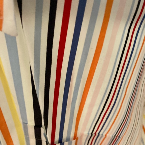 EC Hilfiger Multicolor Striped Shirt Size Large - Picture 5 of 8